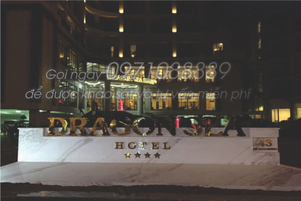 Làm biển quảng cáo cho khách sạn Dragonsea