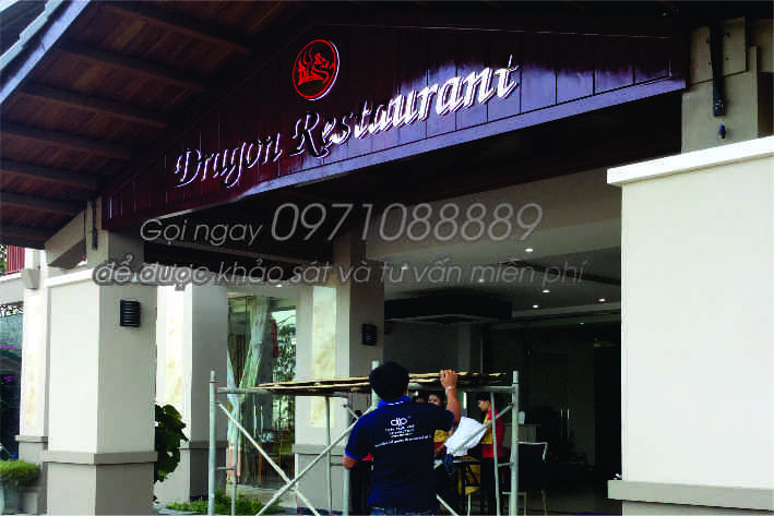 Biển quảng cáo chữ nổi - Biển quảng cáo chữ nổi cho khách sạn tại Thanh Hóa