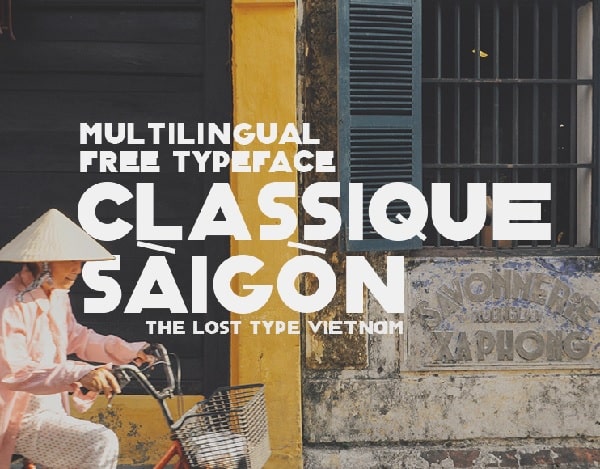 Phông chữ Classique Saigon Typeface