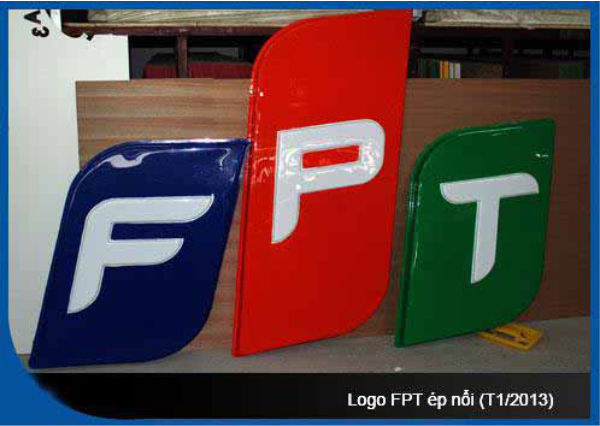 Logo hút nổi cho FPT