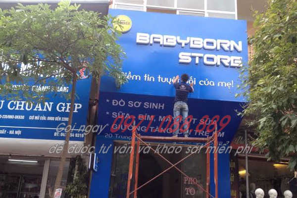 biển quảng cáo shop tại Hà Nội
